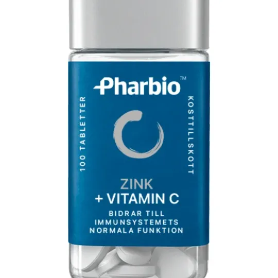 Pharbio Zink + Vitamin C 100 tablett