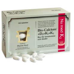 Pharma Nord Bio-Calcium+D3+K1+K2 150 tabletter