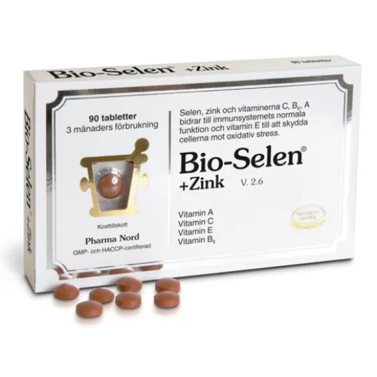 Pharma Nord Bio-Selen+Zink 90 tabletter