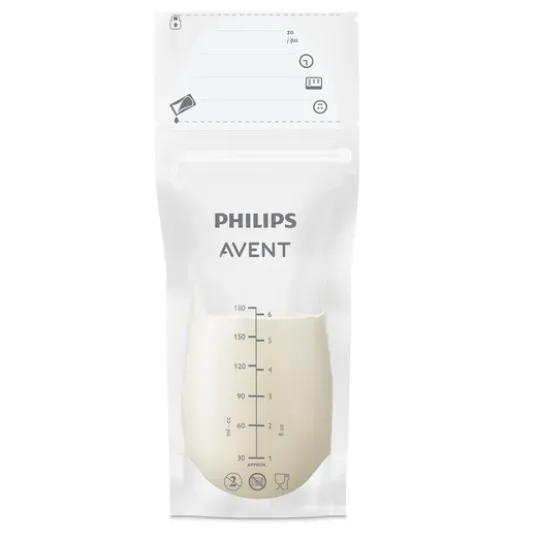 Philips Avent Förvaringspåsar för Bröstmjölk 180 ml 25 st