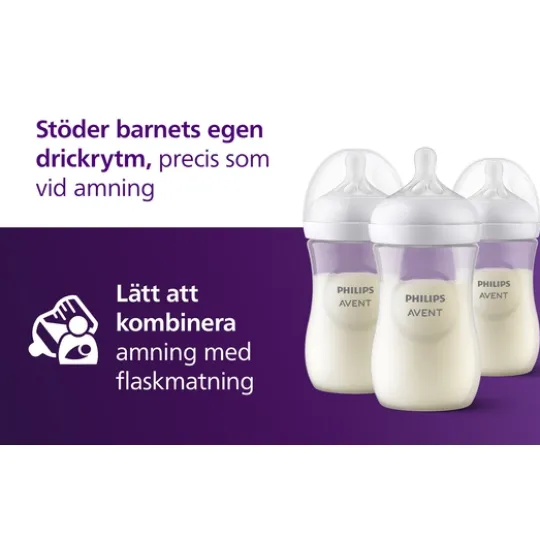 Philips Avent Natural Response Flaska 260 ml 2 st