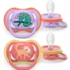 Philips Avent Ultra Air Napp Röd & Lila 18 mån+ 2-pack