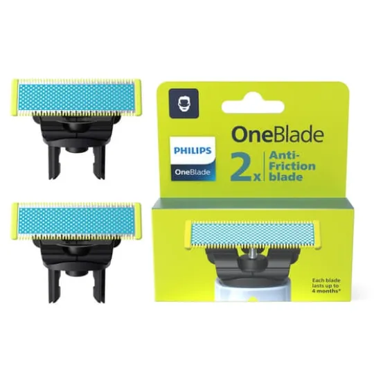 Philips OneBlade Anti-friction Rakblad 2-pack