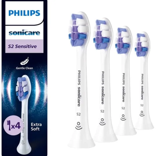 Philips Sonicare Borsthuvuden Sensitive Vit 4-pack