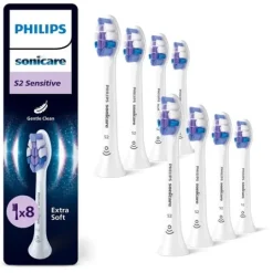 Philips Sonicare Borsthuvuden Sensitive Vit 8-pack