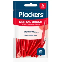 Plackers Dental Brush S 0,5 mm Mellanrumsborstar 24 st