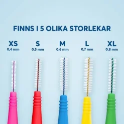 Plackers Dental Brush XL 0,8 mm Mellanrumsborstar 24 st