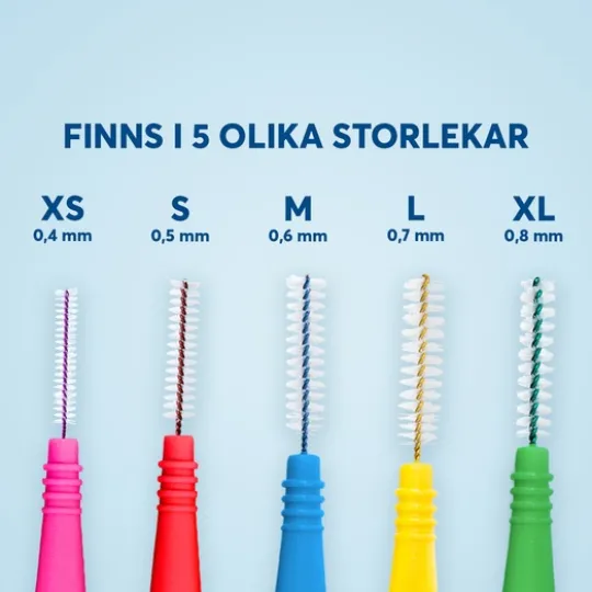 Plackers Dental Brush XS 0,4 mm Mellanrumsborstar 24 st