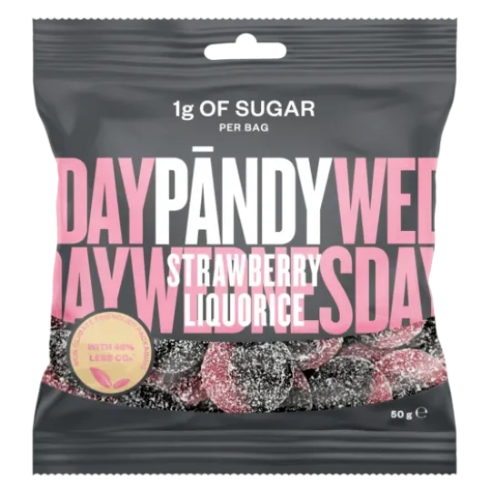 Pändy Strawberry/Liquorice 50 g
