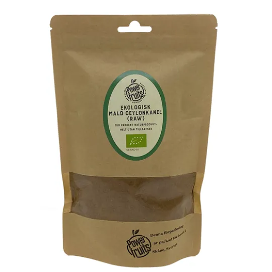 Powerfruits Ekologisk Ceylonkanel Mald RAW 200 g