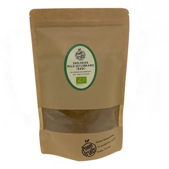Powerfruits Ekologisk Ceylonkanel Mald RAW 400 g