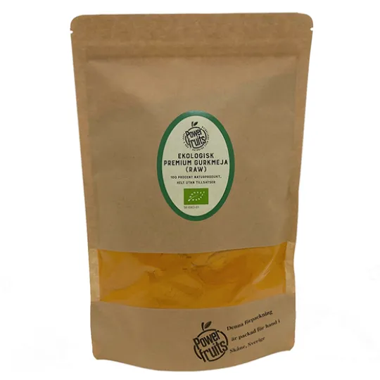 Powerfruits Ekologisk Gurkmeja Premium RAW 500 g