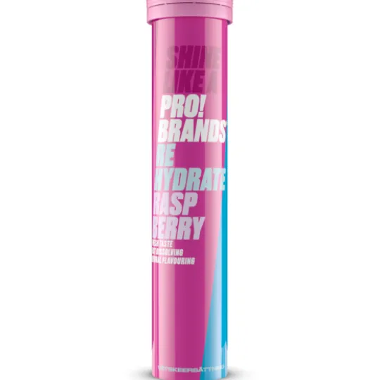 ProBrands Rehydrate Effervescent Raspberry 20 brustabletter