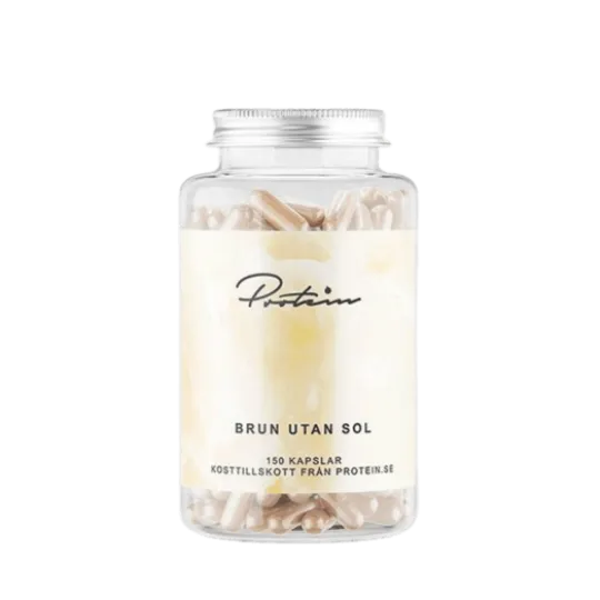 Protein.se Brun Utan Sol, Self-Tanning 150 kapslar