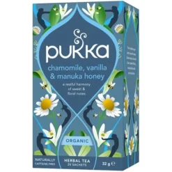 Pukka Chamomile Vanilla & Manuka Honey 20 tepåsar