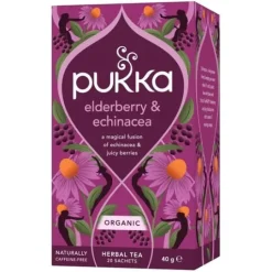 Pukka Elderberry & Echinacea 20 tepåsar