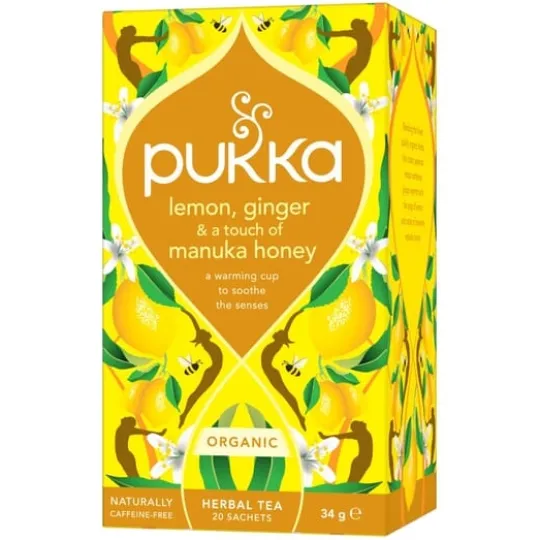 Pukka Lemon, Ginger & a touch of Manuka Honey 20 tepåsar