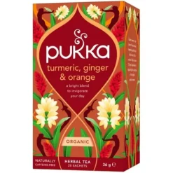 Pukka Örtte Turmeric, Ginger & Orange 20 tepåsar