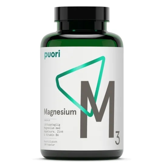 Puori M3 Magnesium & Zink 180 kapslar