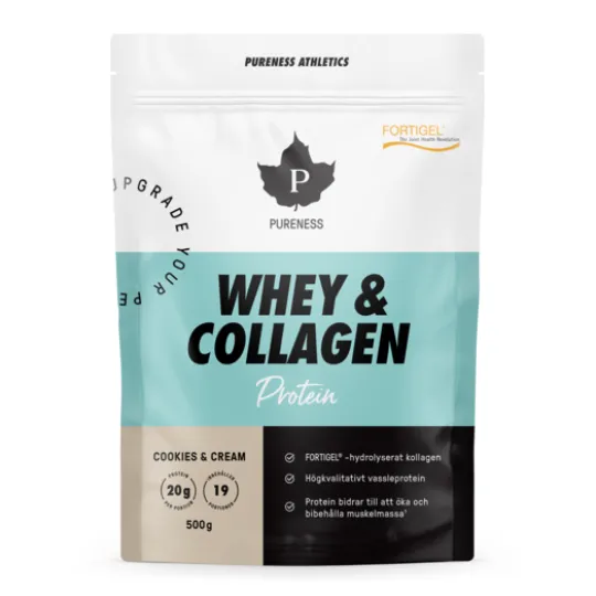 Pureness Athletics Whey & Collagen Cookies & Cream 500 g