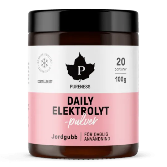 Pureness Daily Elektrolytpulver Jordgubb 100 g