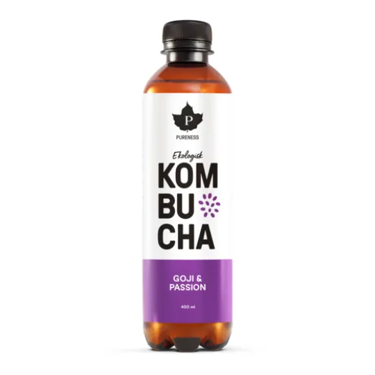 Pureness Ekologisk Kombucha Goji & Passionsfrukt 400 ml