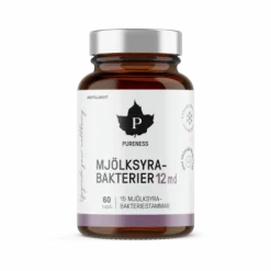 Pureness Mjölksyrabakterier 12 miljarder 60 kapslar