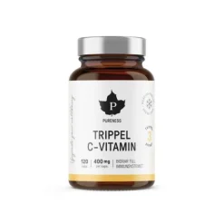 Pureness Trippel C-vitamin 120 kapslar