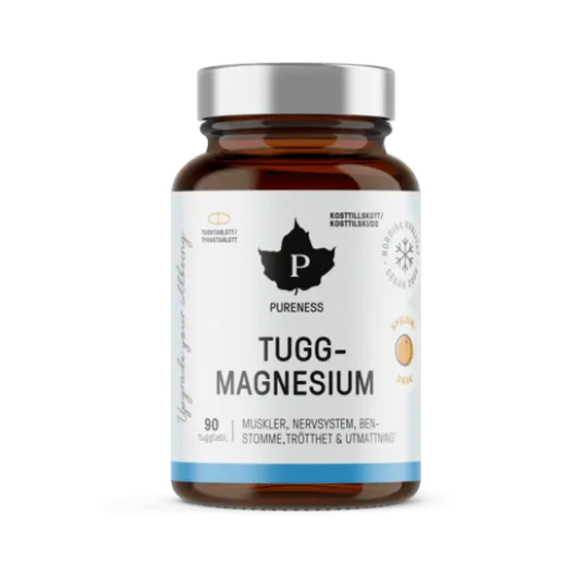 Pureness Tuggmagnesium 90 tabletter