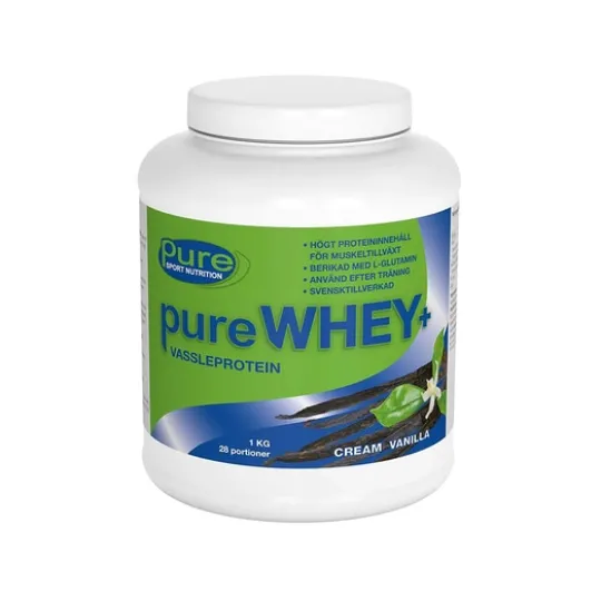 pure WHEY+ Cream Vanilla 1000 g