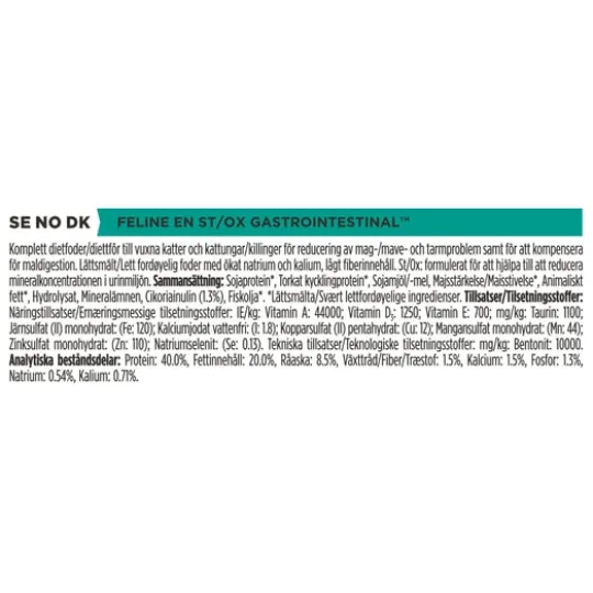 Purina Pro Plan Veterinary Diets Gastrointestinal Katt Torrfoder 1,5 kg