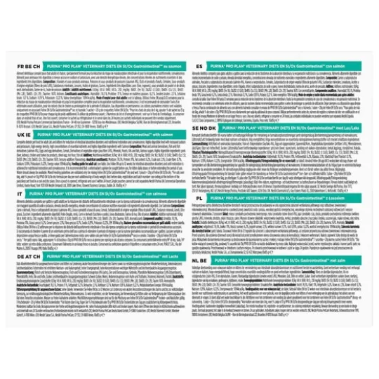 Purina Pro Plan Veterinary Diets Gastrointestinal Lax i Sås Katt Våtfoder 10 x 85 g