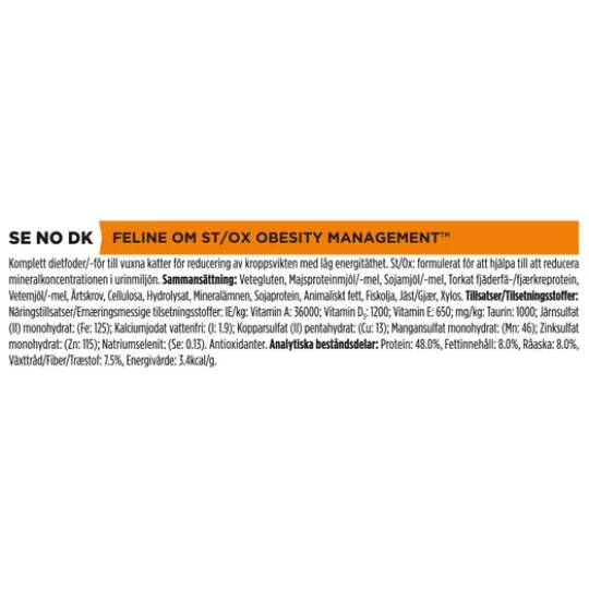 Purina Pro Plan Veterinary Diets Obesity Management Katt Torrfoder 5 kg