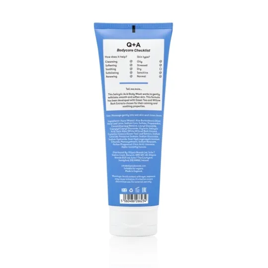 Q+A Salicylic Acid Body Wash 250 ml