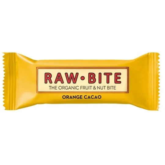 Rawbite Frukt- & Nötbar Apelsin & Kakao 50 g
