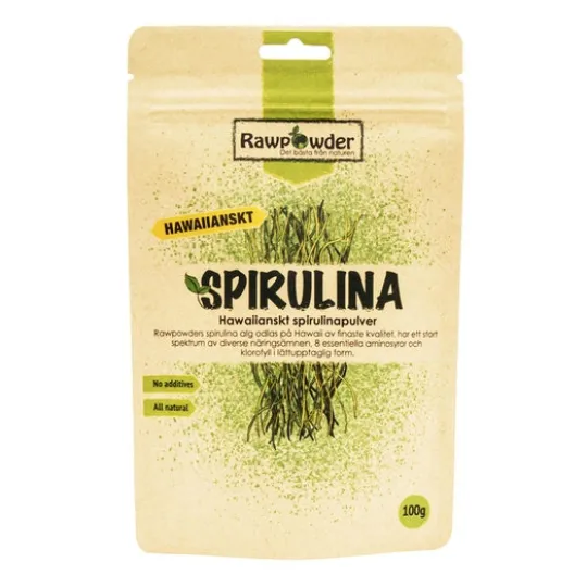 Rawpowder Hawaiianskt Spirulinapulver 100 g