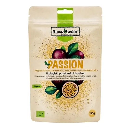 Rawpowder Passionsfruktpulver EKO 125 g