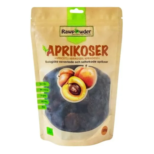 Rawpowder Soltorkade Aprikoser EKO 300 g