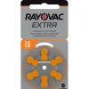 Rayovac Extra Hörapparatsbatterier 13 orange 6-pack