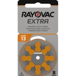 Rayovac Extra Hörapparatsbatterier 13 orange 8-pack