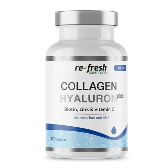 Re-Fresh Superfood Collagen Hyaluron Plus 120 kapslar