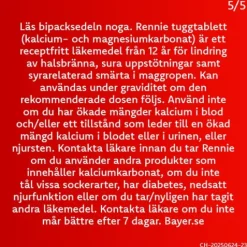 Rennie, tuggtablett 680 mg/80 mg 48 st
