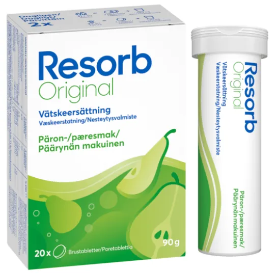 Resorb Original Päron 20 brustabletter