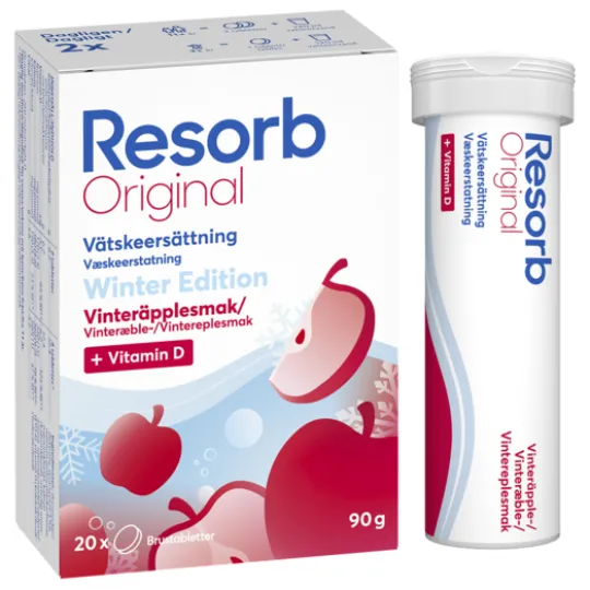 Resorb Original Vinteräpplesmak 20 brustabletter