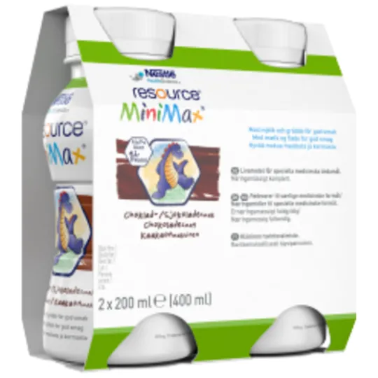 Resource MiniMax med Chokladsmak 2 x 200 ml