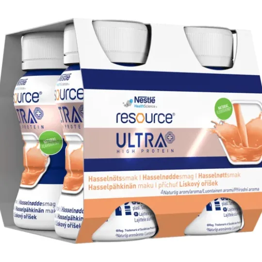 Resource Ultra Hasselnötssmak 4 x 125 ml
