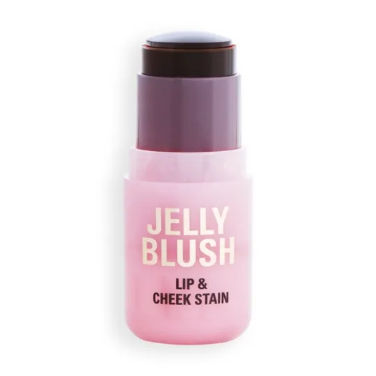 Revolution Jelly Blush Stick Lip and Cheek Stain Peach Orange 5,5 g