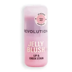 Revolution Jelly Blush Stick Lip and Cheek Stain Peach Orange 5,5 g