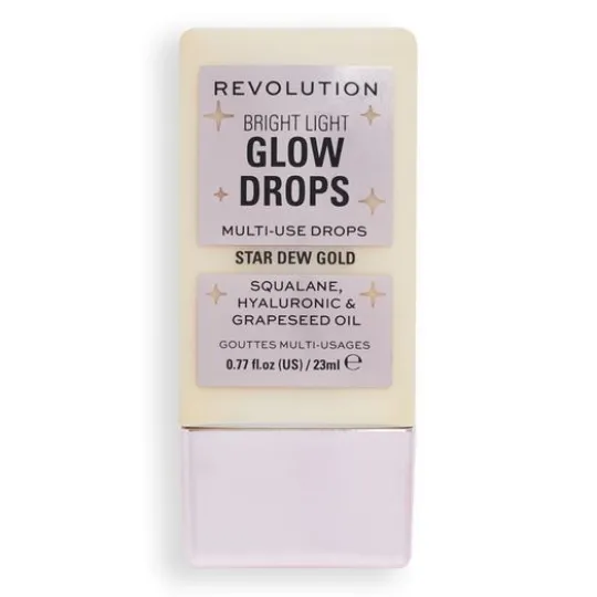 Revolution Makeup Bright Light Glow Drops Golden Star Dew 23 ml