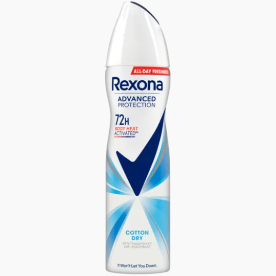 Rexona 72h Advanced Protection Cotton Dry spray 150 ml